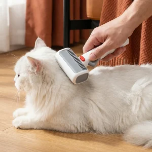 2-in-1 Fellpflege- & Schneidebürste  für Hunde & Katzen – Entfilzungs- & Unterfellkamm für langes & kurzes Fell